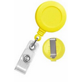 Blank Yellow Round Retractable Reel